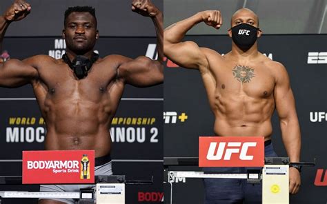 ciryl gane record|francis ngannou height and weight.